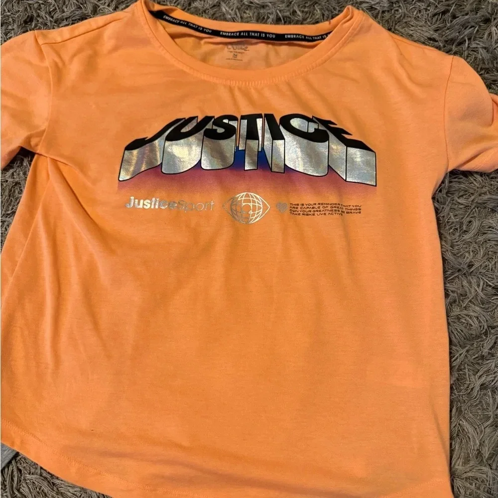 Girls Justice T Shirts Size Medium Lot of 2